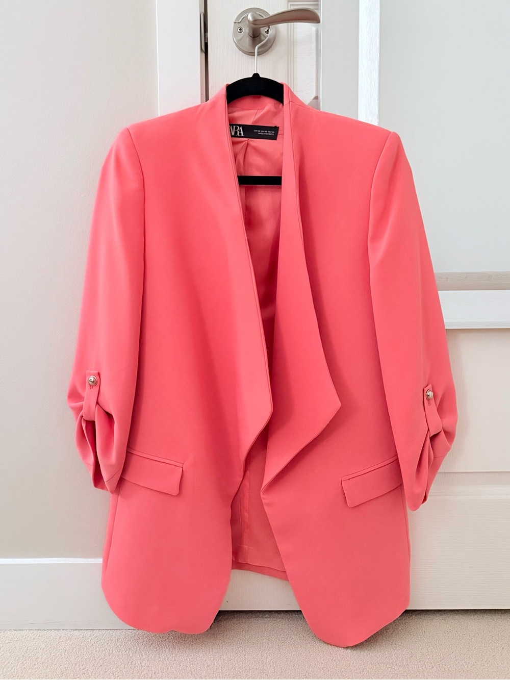 Zara Coral Blazer (Size XS)